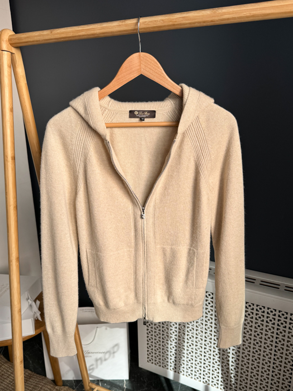 Кашемировый кардиган с капюшоном Loro Piana, XS
