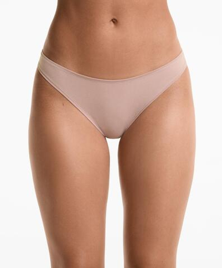 OYSHO Набор из 5 пар трусов-бразильяно из хлопковой смеси, лиловый