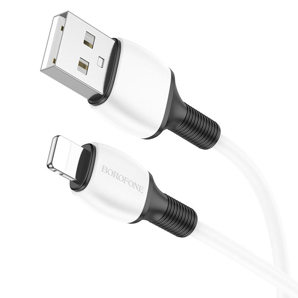 Кабель USB - Lightning BOROFONE BX84 (белый) 1м