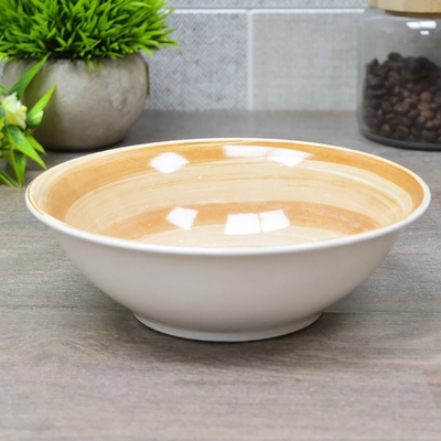 Миска суповая 18см Аэрограф капучино