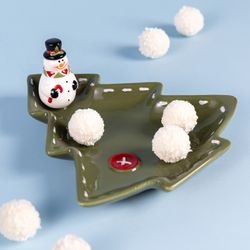 БЛЮДО СЕРВИРОВОЧНОЕ КОЛЛЕКЦИЯ "CHRISTMAS GIFT" 16*15,5*8,5 СМ