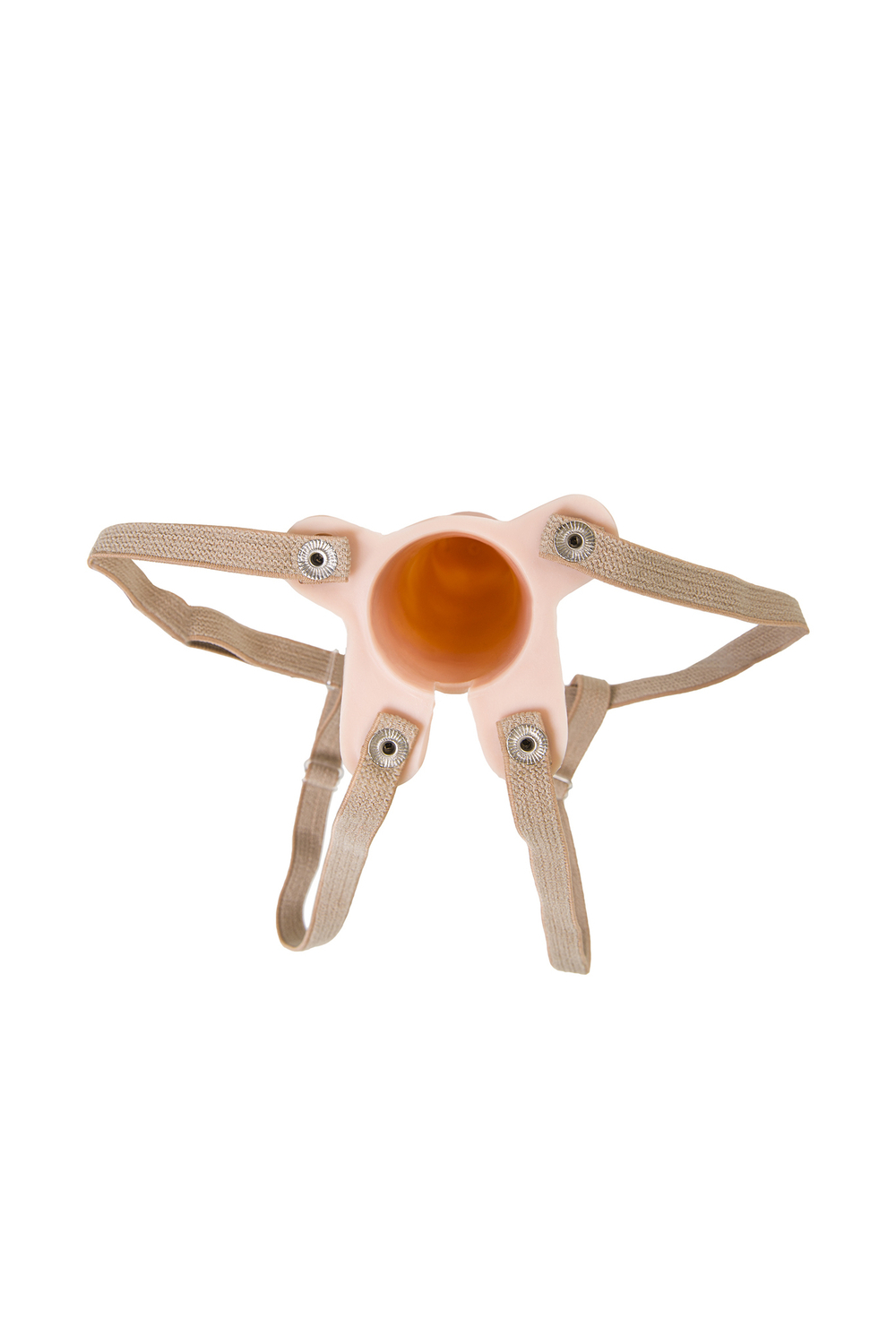 Фаллопротез LoveToy поясной телесный 15 см