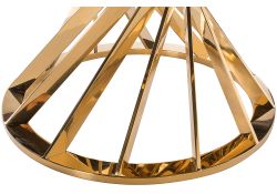 Стол Twist 130х74 gold / black