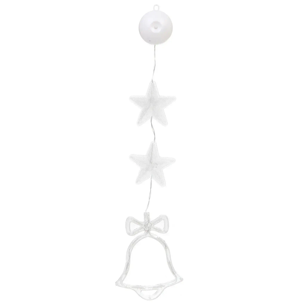 Фигура светодиодная «Колокольчик» 14*18.5 см (батарейки 3 ААА), 1 реж, Теплый белый