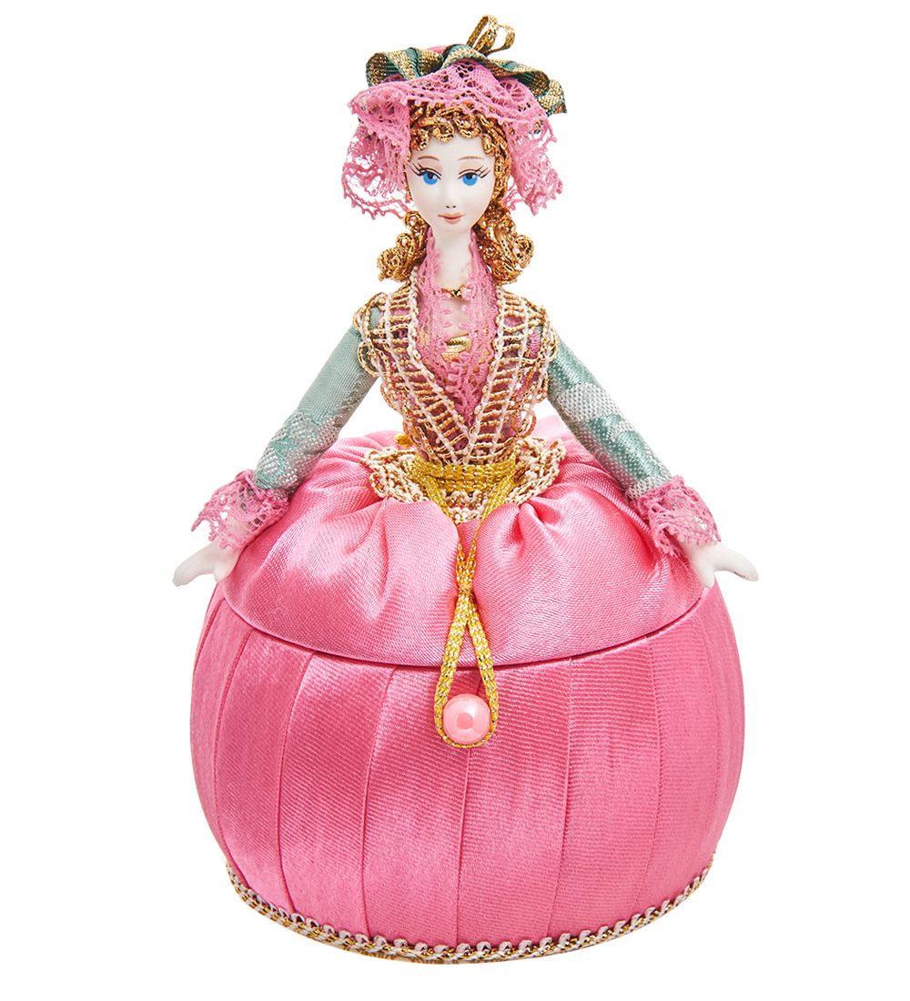 RK-732/ 6 Кукла-шкатулка «Дама в вечернем платье»