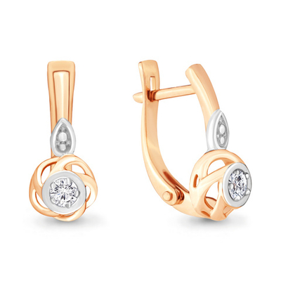 942177к Серьги из Золота с бриллиантами