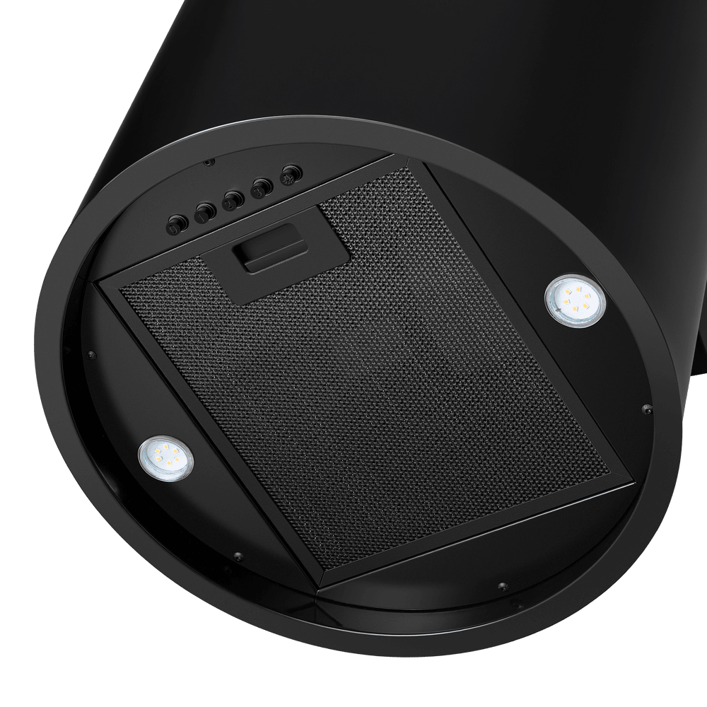 Кухонная вытяжка Maunfeld DRUM Wall 35 black