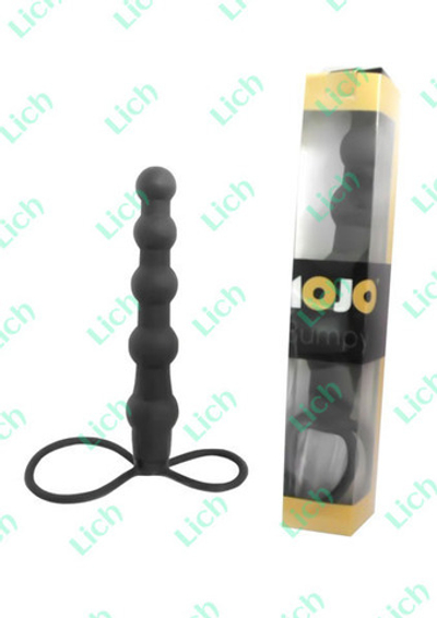 Черный фаллоимитатор, надевающийся на пенис Двойное проникновение