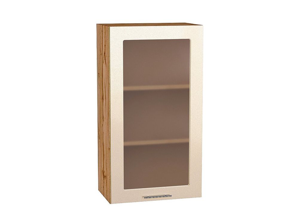 Шкаф верхний с 1-ой остекленной дверцей Валерия-М