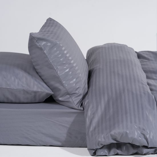 Пододеяльник Ecogri , страйп полисатин  150x215  HOMY