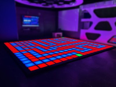 Интерактивный светодиодный пол «Арена Pixel battle» 288шт Максимальная комплектация 26 кв. м.
