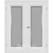 Купить Распашная двустворчатая эмаль VFD Barcelona 1 Polar белая остеклённая