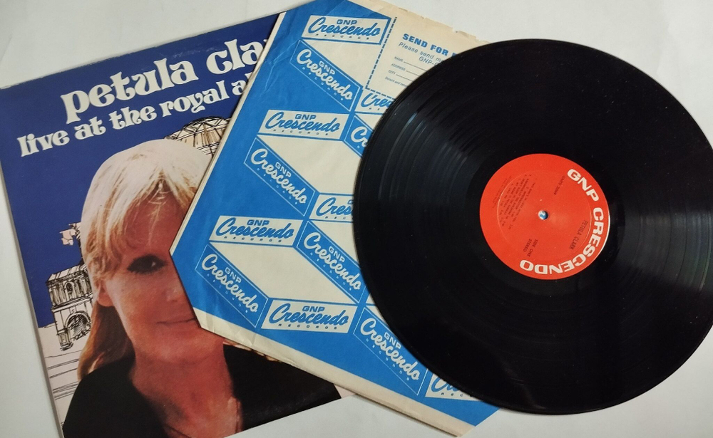 Винтажная виниловая пластинка LP Petula Clark Live At The Royal Albert Hall (USA 1972)