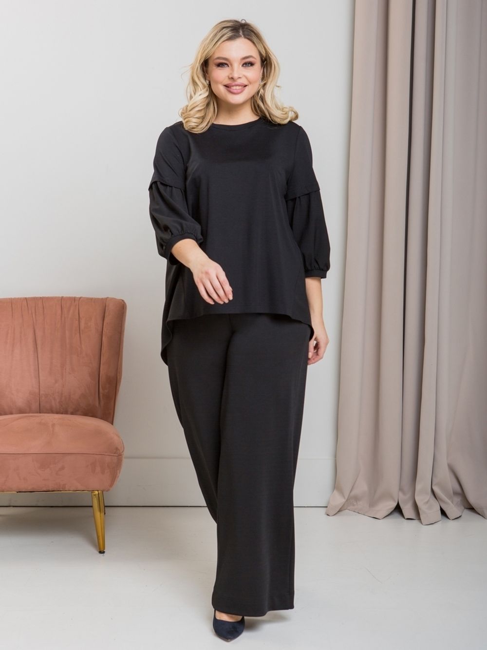 Брюки 1315 синий Novita (Акция)