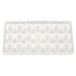 Форма для шоколада "Треугольник" 21 ячейка 28*20 мм, поликарбонат, P.L. Proff Cuisine