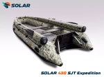 Лодка надувная моторная solar-430 super jet tunnel (expedition)