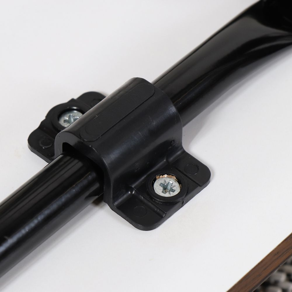 Полка для обуви, мет-л, 3 секц, 44х33х50 см, с сиденьем МДФ, дуб антик фристаил, Nika, Б2/ДА