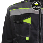 Костюм мужской (комплект) т/серый,лимон и чёрный (44-46) 170-176