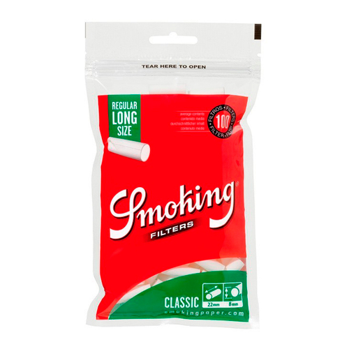 Фильтры для самокруток Smoking Regular Long 100шт.