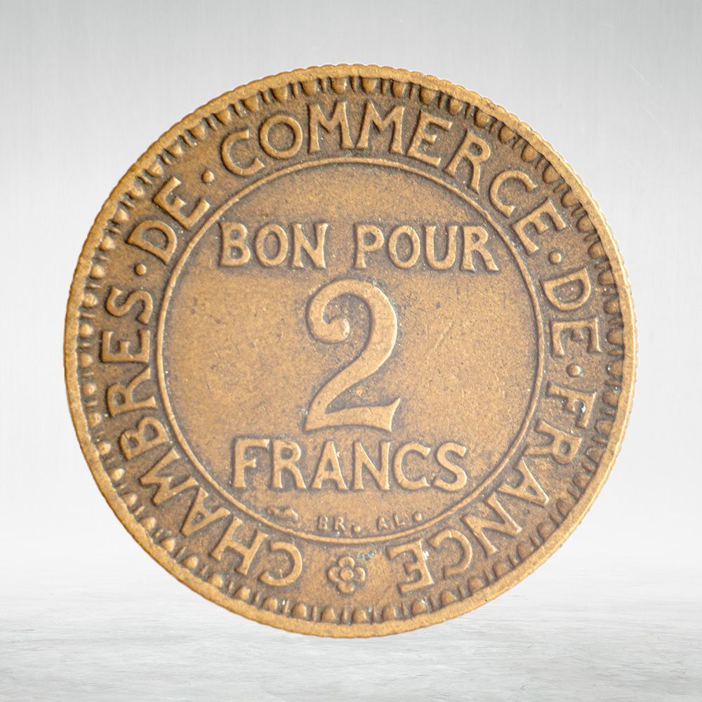 France, 2 Francs 1924 - Chambers of Commerce, XF