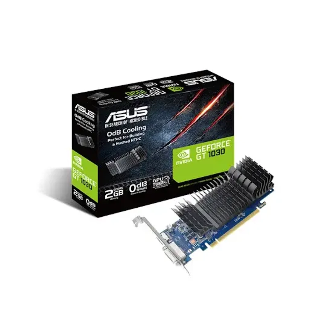 Видеокарта ASUS GeForce GT710 2Gb 32bit GDDR5 D-Sub DVI HDMI PCI Express 2.0 GT710-SL-2GD5-BRK-EVO