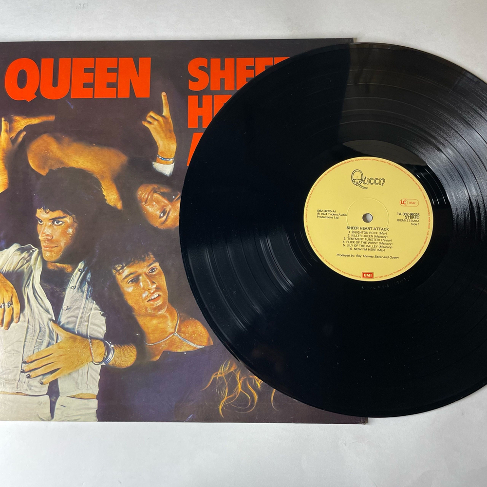 Винтажная виниловая пластинка LP Queen Sheer Heart Attack (Германия 1980)