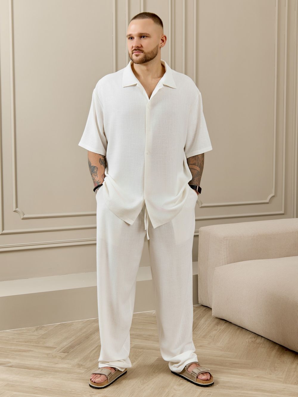 Рубашка мужская Линкольн-1 Виотекс БЕЛЫЙ