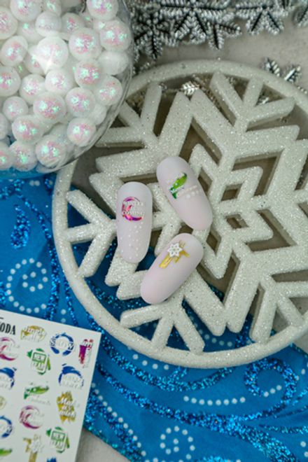 Nogtemoda 3D Слайдер для дизайна CF004 с элементами литья