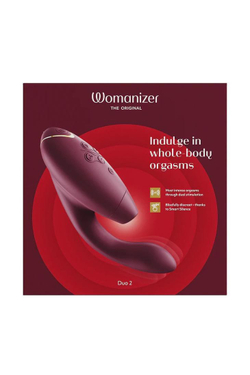 Womanizer Duo 2 – Многофункциональный стимулятор (бордовый)