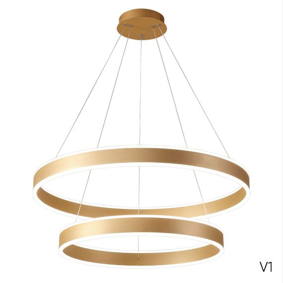 Подвесной светодиодный светильник Crystal Lux MUCHOS SP123W LED GOLD