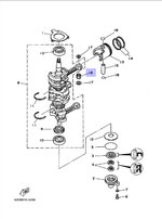 Ролик игольчатого подшипника 9360220M02