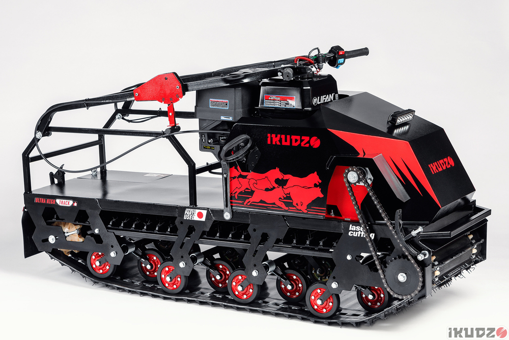 Мотобуксировщик IKUDZO LONG 2.0 1700/500 EKR20/ESR20 (с реверсом)