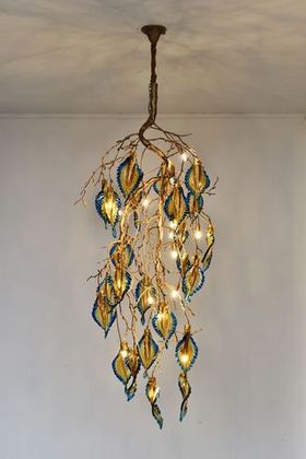 Люстра Peacock Tail Copper