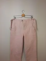 Брюки Soeurs с Цветами / Light Pink Trousers светло-розовые