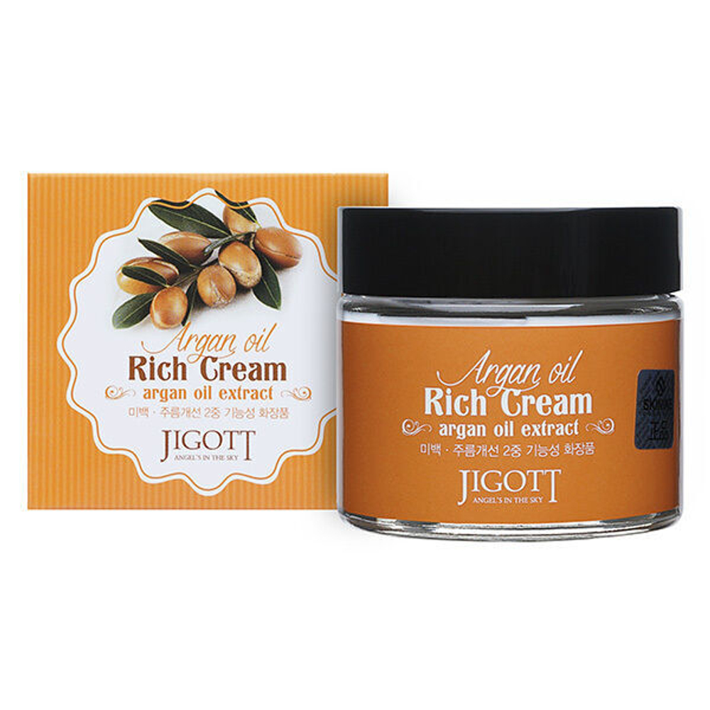 Крем для лица с аргановым маслом Argan Oil Rich Cream JIGOTT 70мл