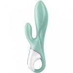 Вибратор-кролик Satisfyer Air Pump Bunny 5+, мятный