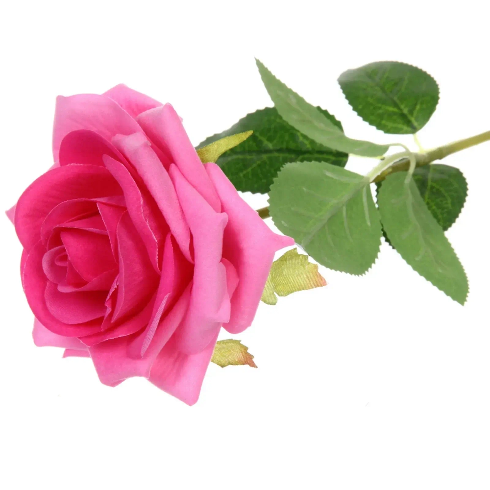 Цветок искусственный «Natur» 60см Роза розовая