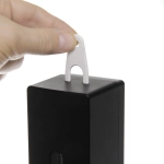 Дозатор для жидкого мыла настенный 400 мл черный ZA607B