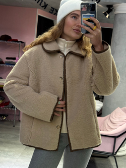 Дубленка Тэдди Элит бежевый