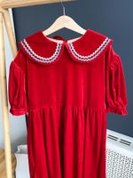 Бархатное платье Marzipan, 140