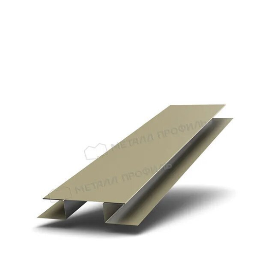 Сайдинг металл Планка стыковочная сложная 75х3000мм толщ. 0,45мм  (RAL1014) МП