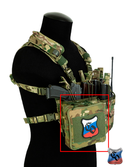Подсумок SSO ОРГАНАЙЗЕР MOLLE. Сумка под карту и органайзер. Мультикам