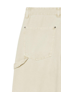 ZARA X BENITO ANTONIO БРЮКИ СВОБОДНОГО КРОЯ С КАРМАНОМ, БЕЖЕВЫЙ