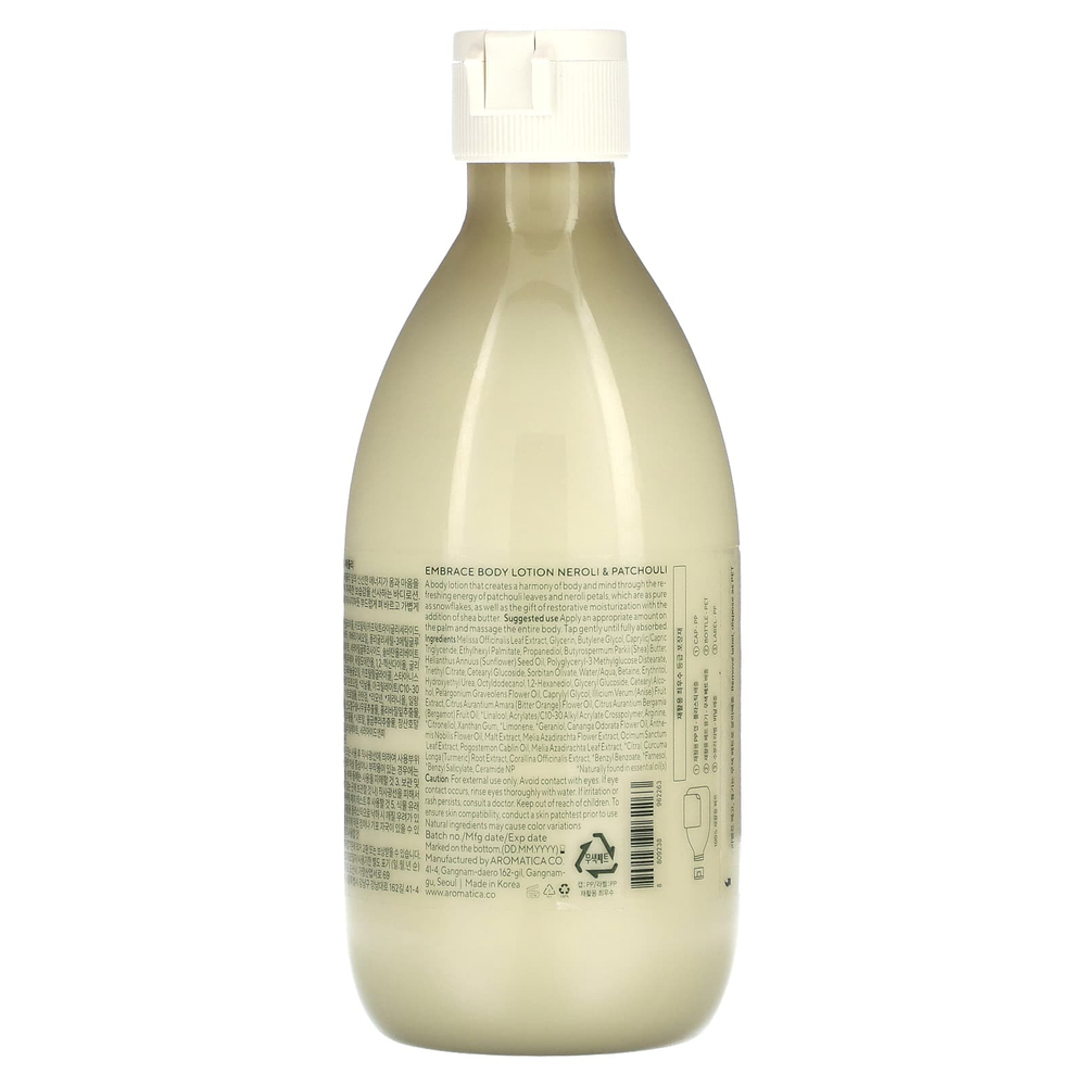 Aromatica, Лосьон для тела Embrace, нероли и пачули, 300 мл (10,1 жидк. унц.)