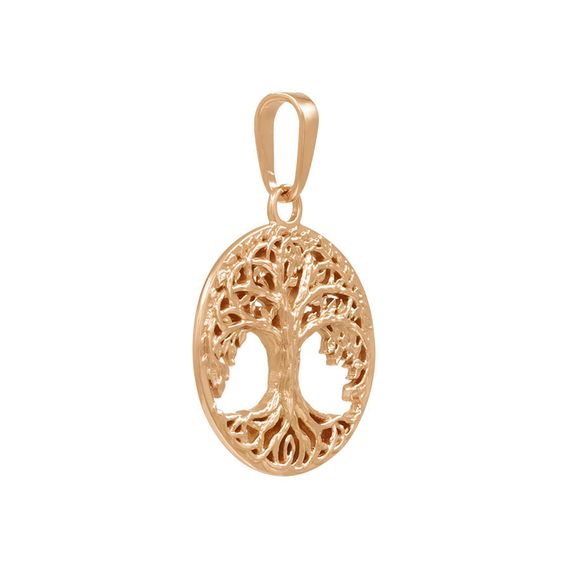 Древо жизни - подвеска из золота, вид