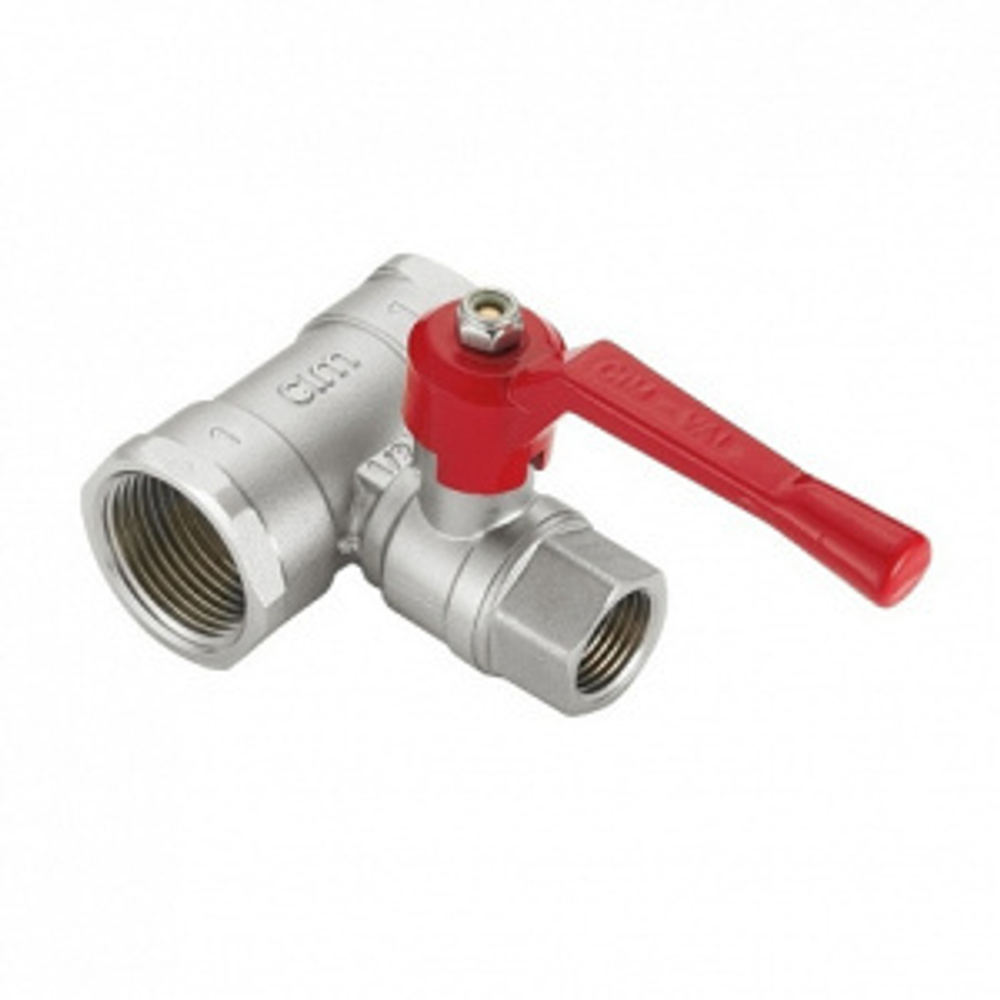 Фиттинг с шаровым краном 427 3/4"х1/2" тип Т PN25 ВР-ВР рычаг