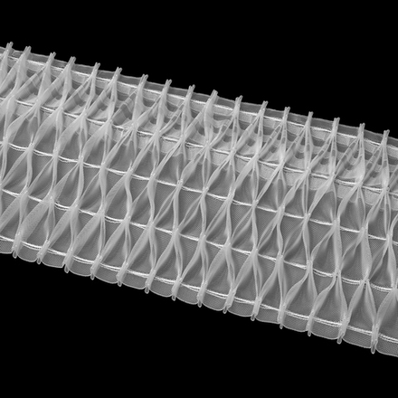 Шторная лента Oz-Is арт. 4140 МР, коэф сборки 1:2,5, цвет прозрачный (ширина 200 mm)