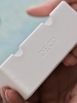 Молд для лепки лица куклы, пупсика, ватной игрушки (2 оттиска, керамический)