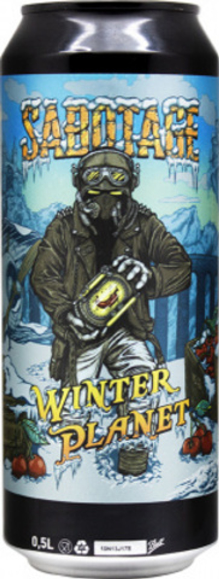 Пиво Саботаж Винтер Планет Черри, Ванилла & Чили / Sabotage Winter Planet Cherry, Vanilla & Chilli 0.5 - банка