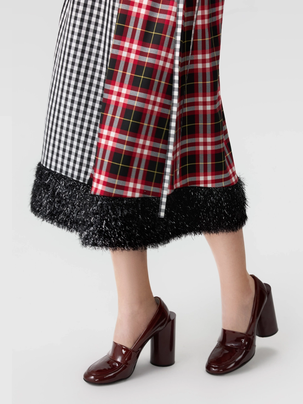 Юбка-трапеция с пушистым подолом OLA OLA